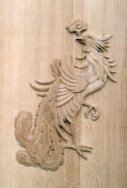 Exotic Bird carving